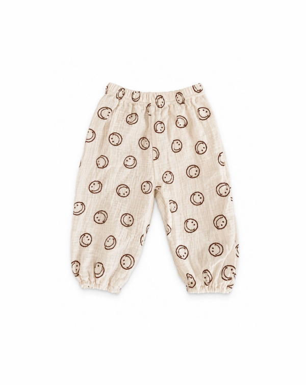 Smile pants ecru brown