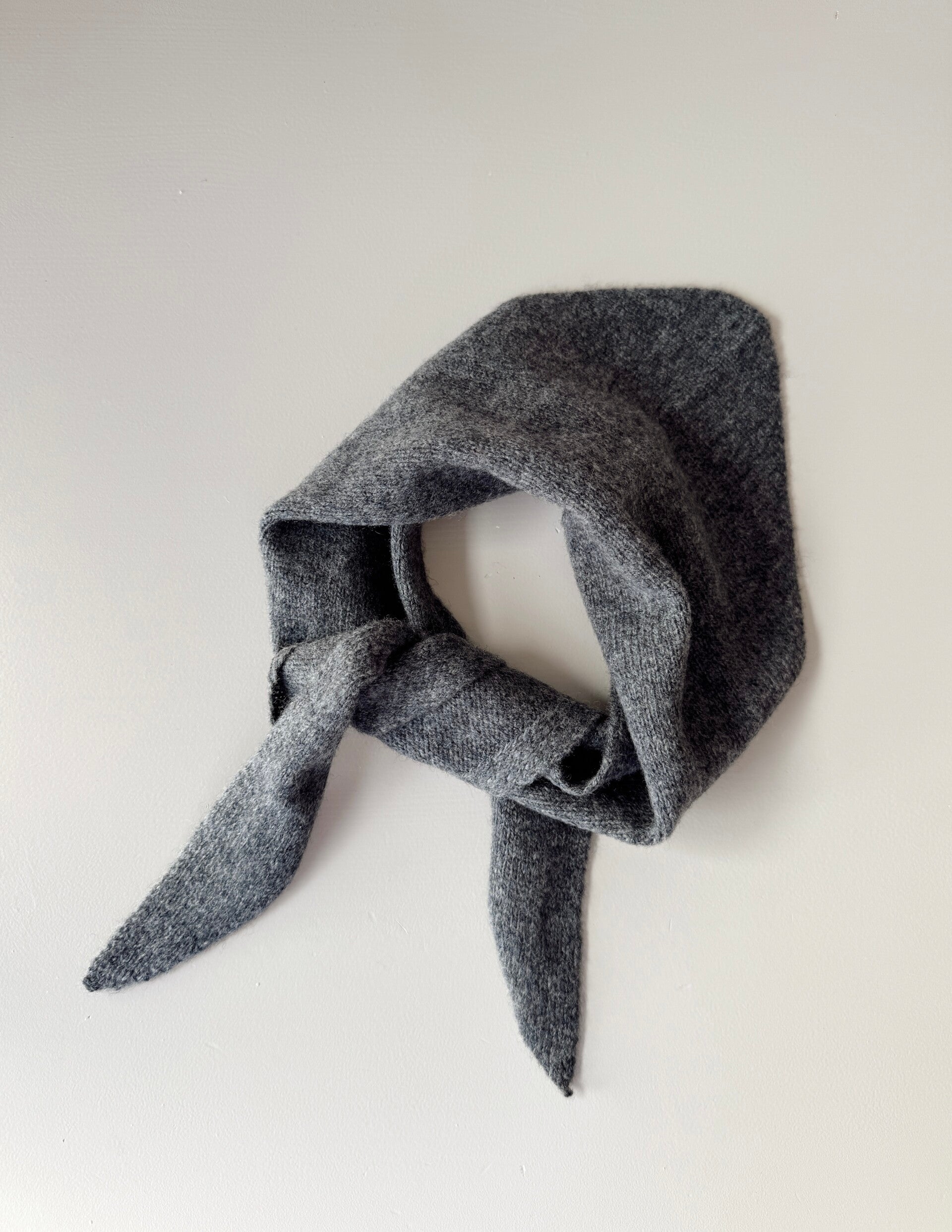 Grijze wollen sjaal baby, kids en adult