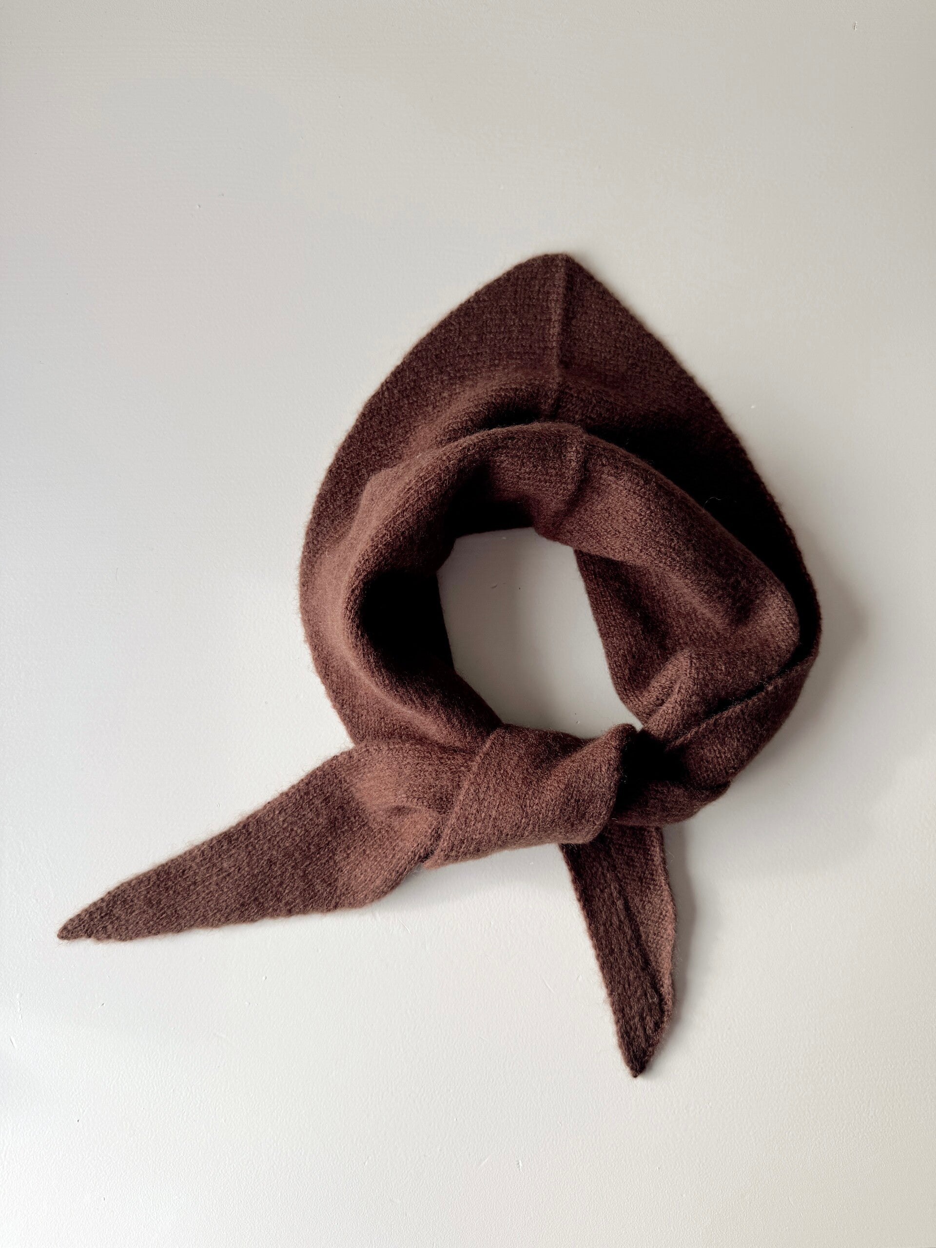 Bruine wollen sjaal baby's, kids en adult