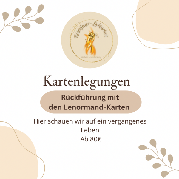 Rückführung mit den Lenormand-Karten