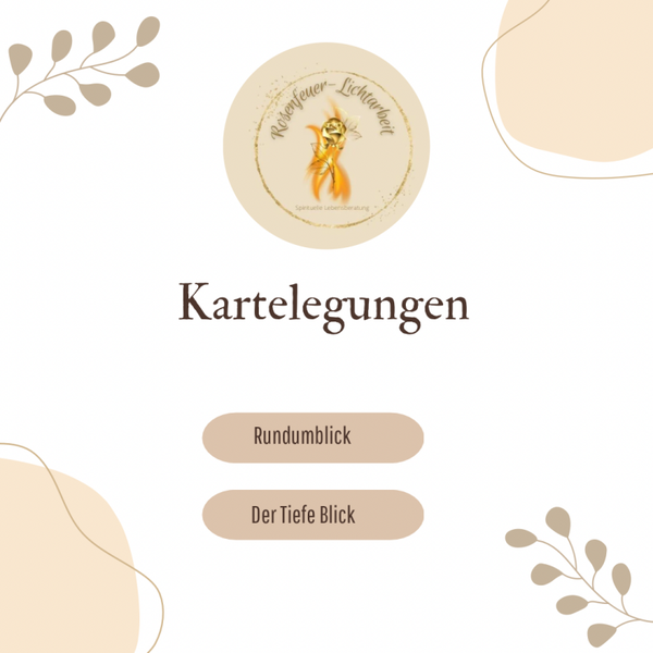 Kartenlegungen: Rundumblick und der Tiefe Blick