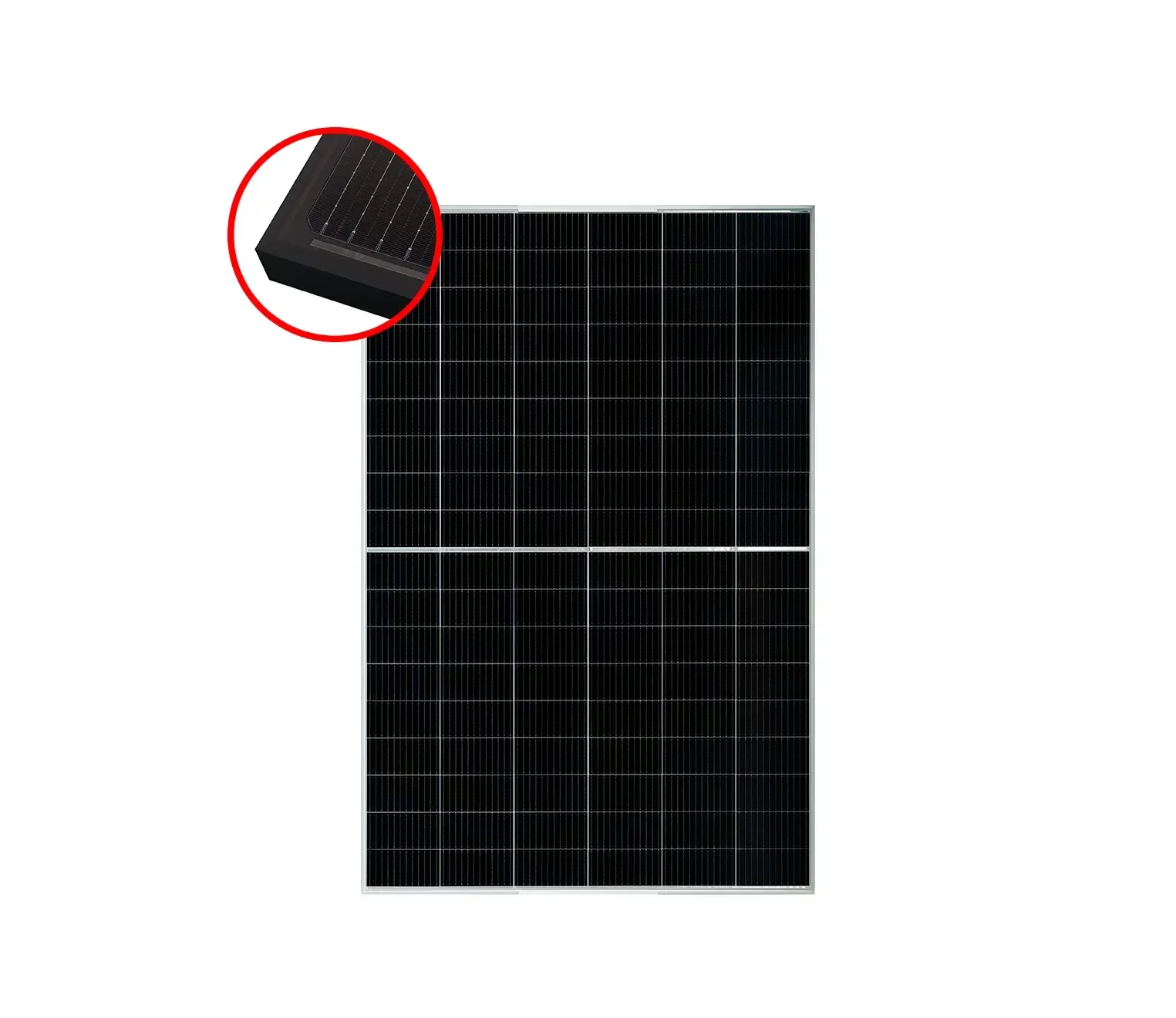 Lesso 415W 182 MBB Mono Perc Half-cell Module (Black Frame)