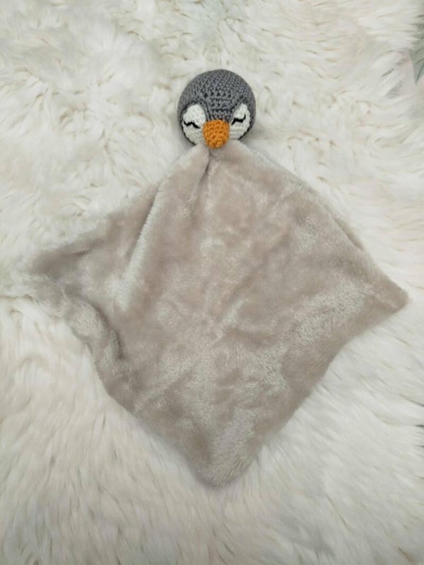 Knuffeldoekje Puck de pinguïn