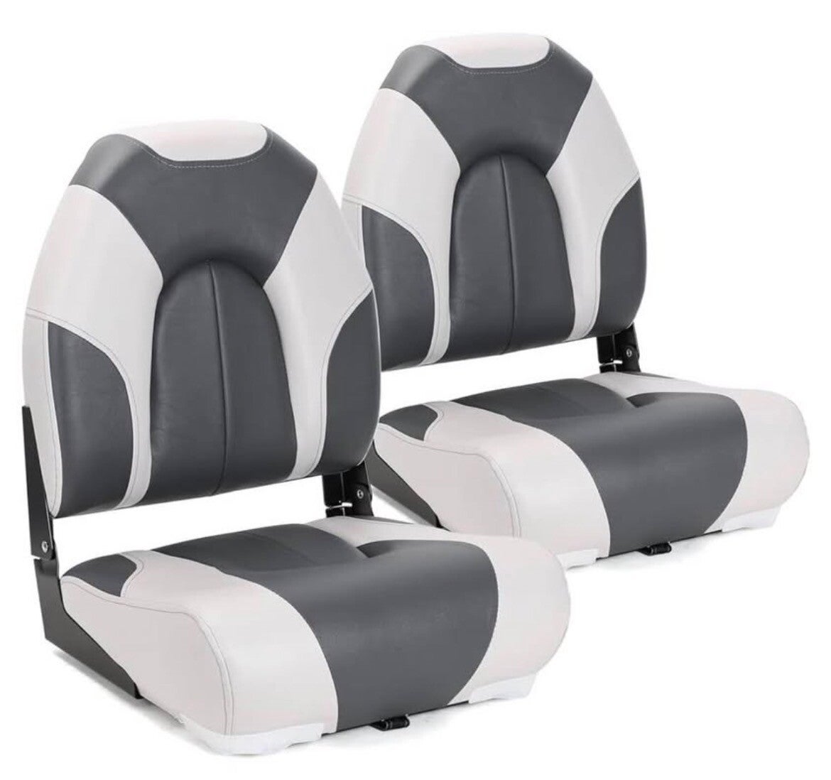 2pc Deluxe Marine Highback Boat Seats