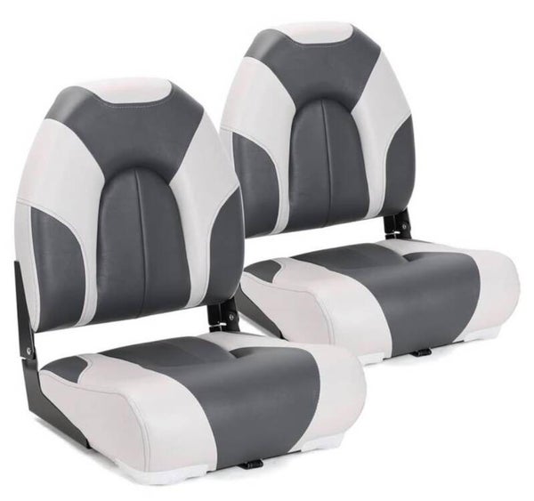 2pc Deluxe Marine Highback Boat Seats