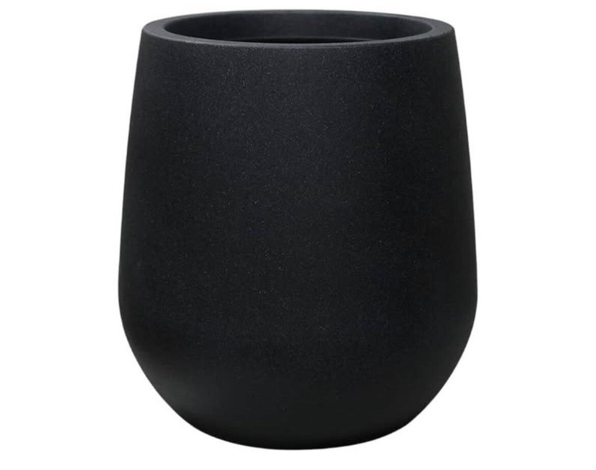 Large Black Plastic Planter Pot