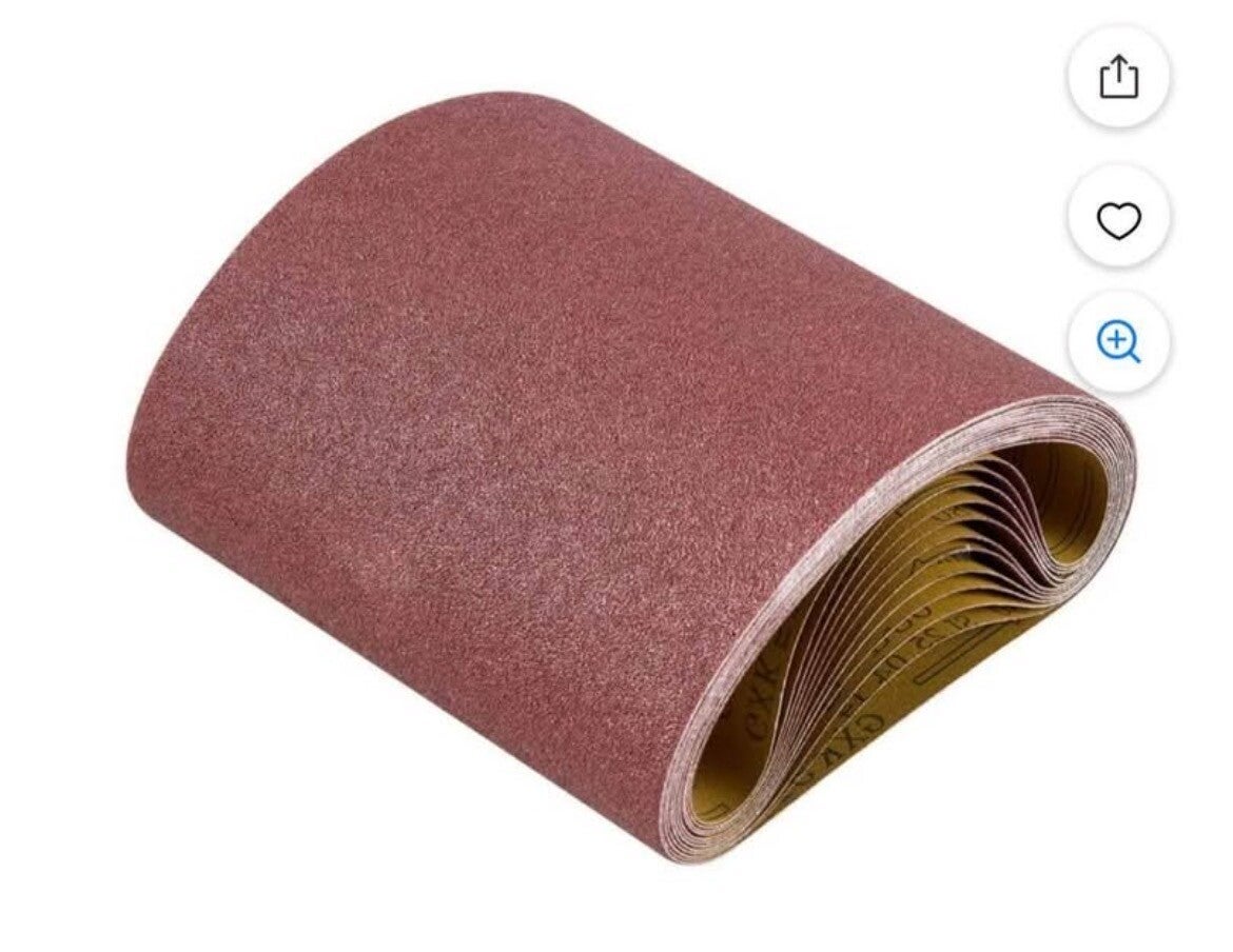 12pc Sanding Belts