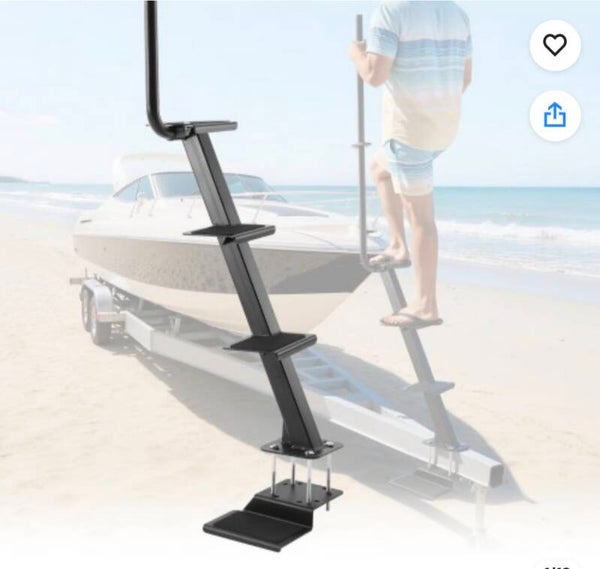 Four Step Boat Trailer Steps