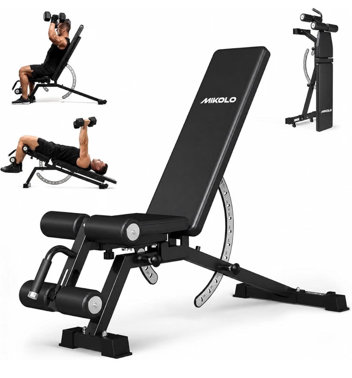 Mikolo 1200lbs Weight Bench
