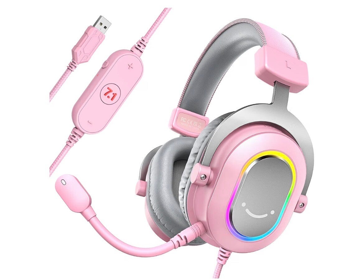 FiFine Ampligame Pink Gaming Headset