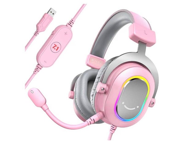 FiFine Ampligame Pink Gaming Headset