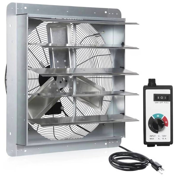 24" Shutter Exhaust Fan with Speed Control