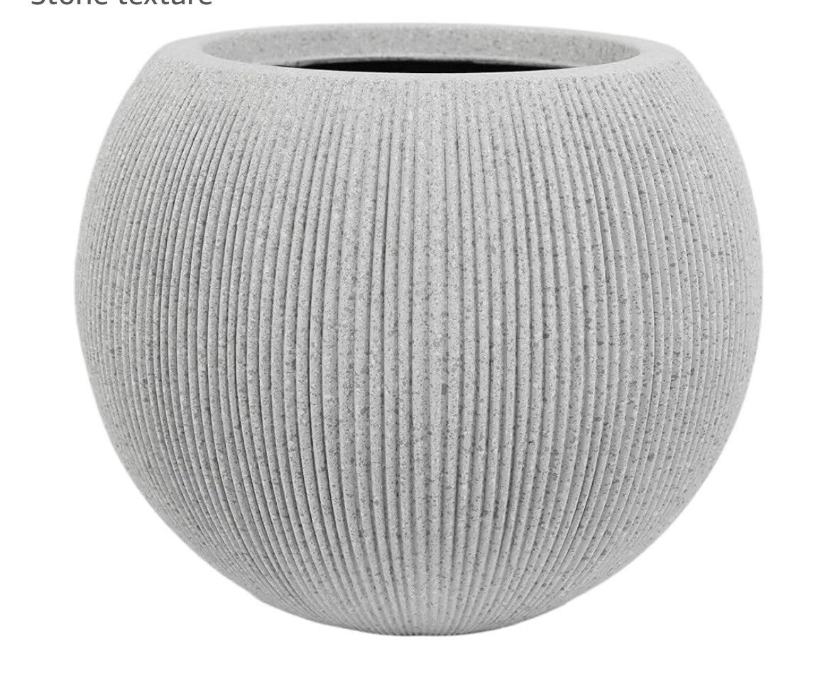 Mediterranean Faux Sone Planters Pot