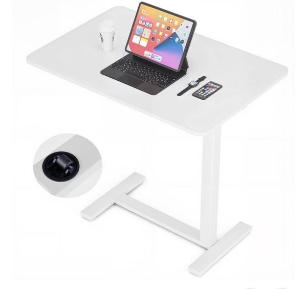 White Mobile Standing Desk