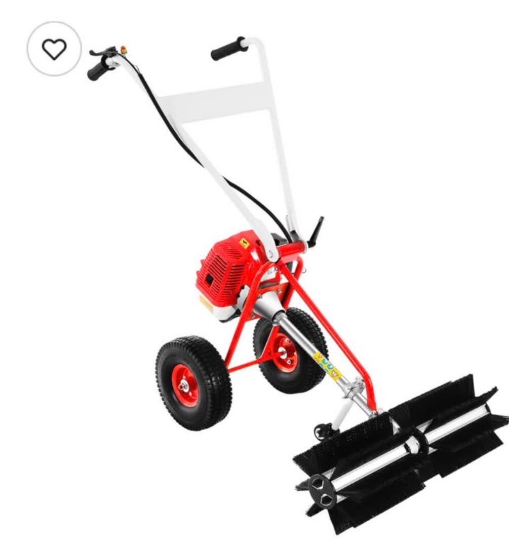 43cc Gas Powered Power Broom