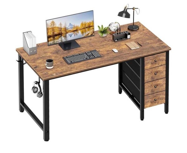 55in Brown Computer Desk
