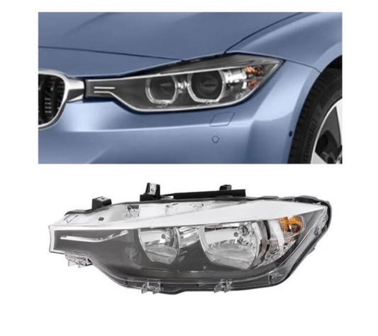 16-18 BMW 3 Series Halogen Headlight Left
