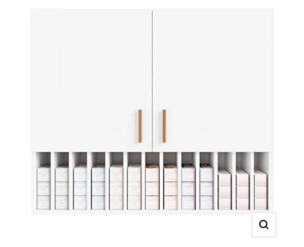 Mounted Hair Dye Storage Cabinet