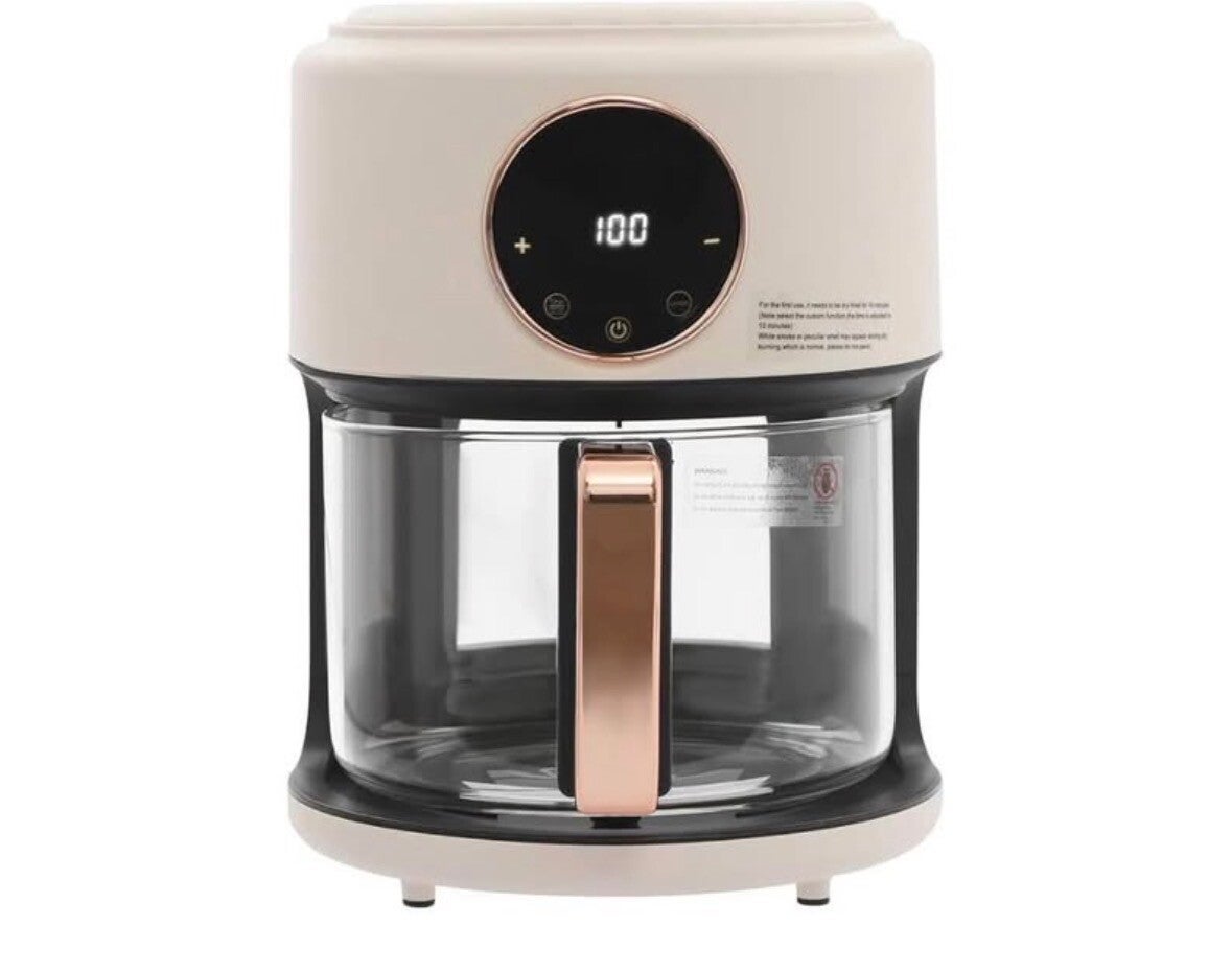 1200W Glass Basket Air Fryer