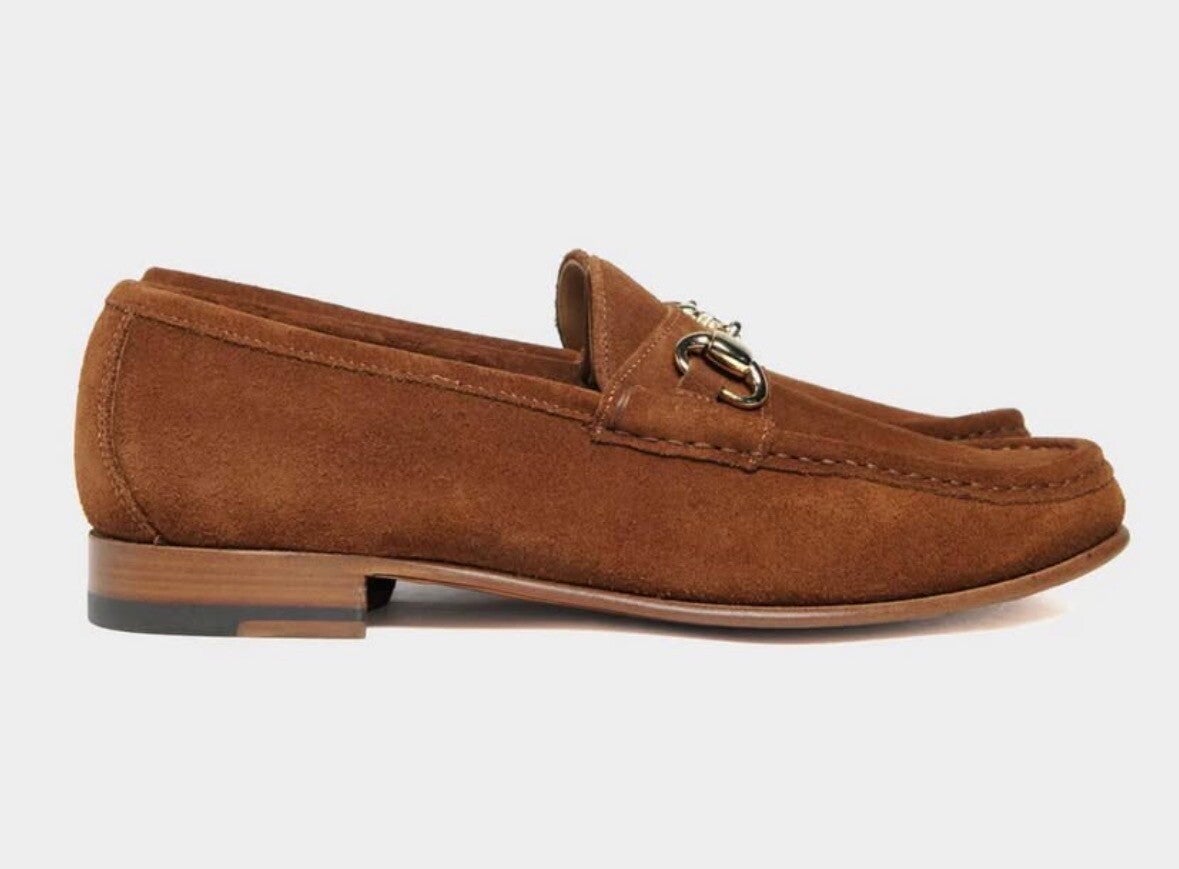 Todd Snyder x Yuketen Moc Ischia Horsebit Suede Loafer