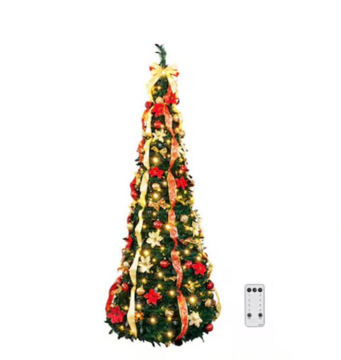 7ft LED Pop Up Christmas Tree