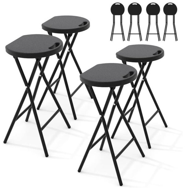 4pk 28” Folding Stools