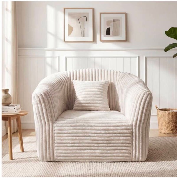 Beige Boneless Cloud Chair