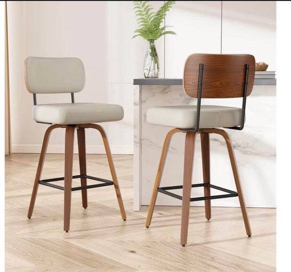 2pc Swivel Bar Stools