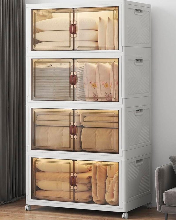 720QT Stackable Storage Bins with Lid