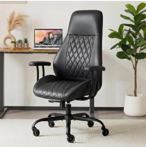 Black Leather Office Chair