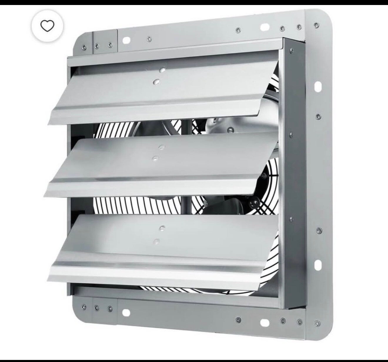 12 Inch Shutter Exhaust Fan