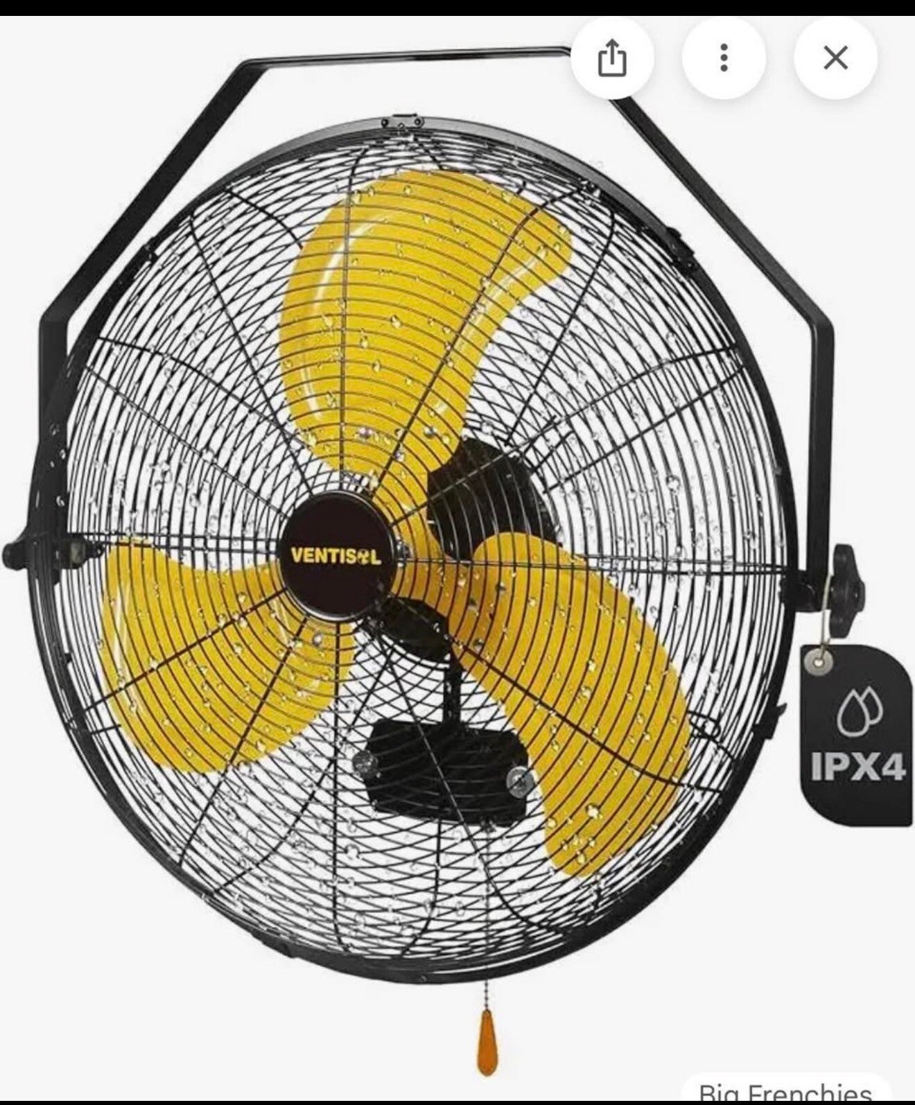 20 Inch Industrial Wall Mount Fan