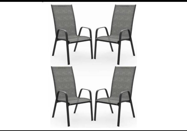 4pk Patio Dining Chairs Set