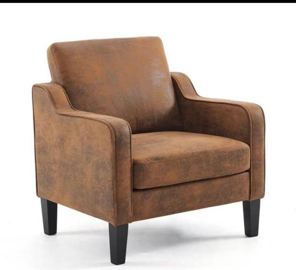 Upholstered Gold Foil Accent Chair