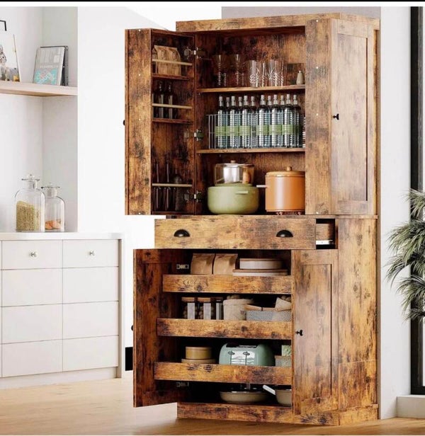 72” Pantry Kitchen Cabinet