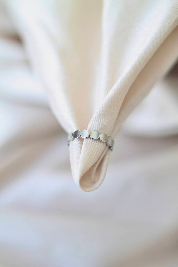 Ring Big Dot | RVS