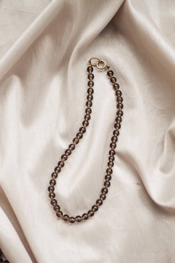 Ketting | Rookkwarts | 8 mm