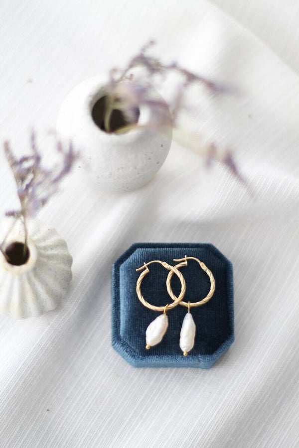 Vintage oorbellen | 18K | Geel goud