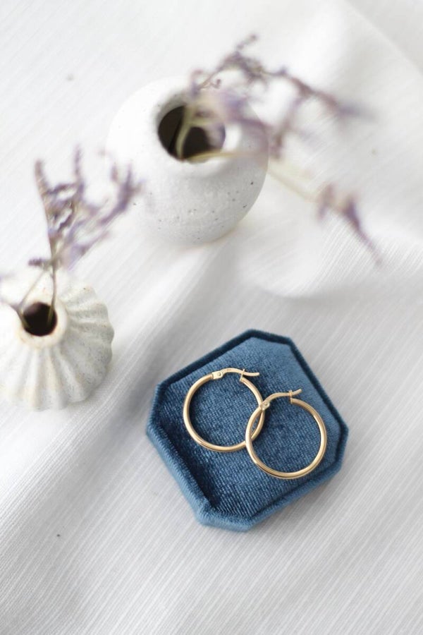 Vintage oorbellen | 14K | Geel goud