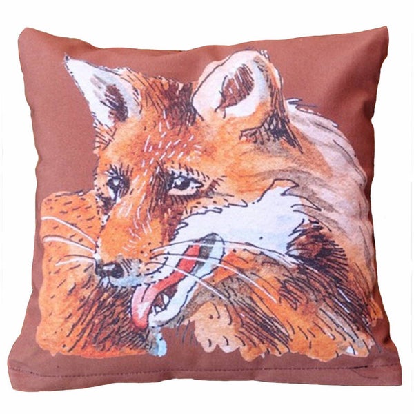 WOONKUSSEN VOS - illustratie van EL