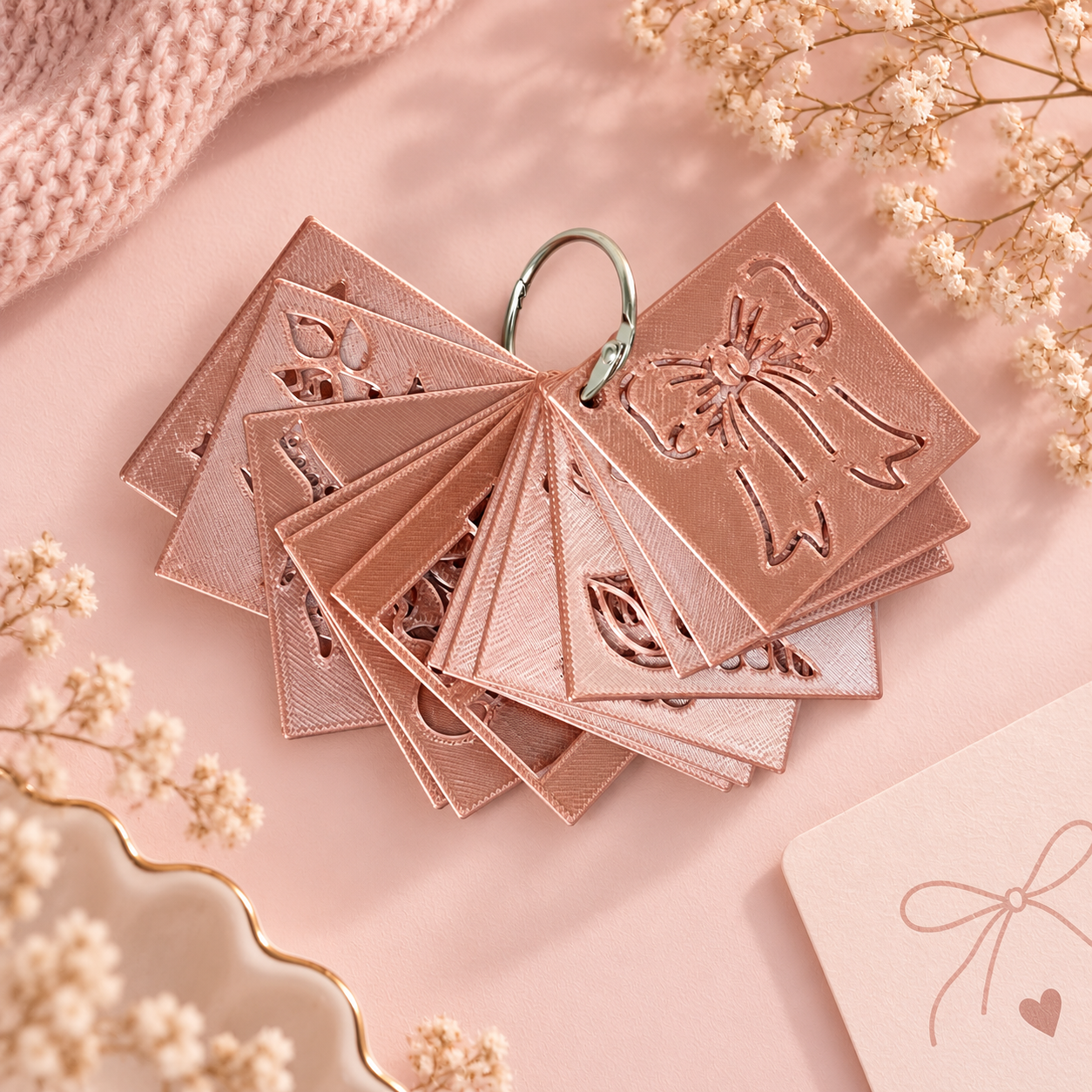 Mini sjablonen – set van 15 met ring