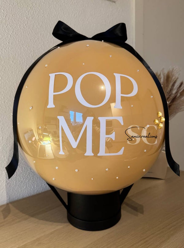 Luxe Pop Me Ballon – Verrassingsballon om te Prikken | Gepersonaliseerd Cadeau