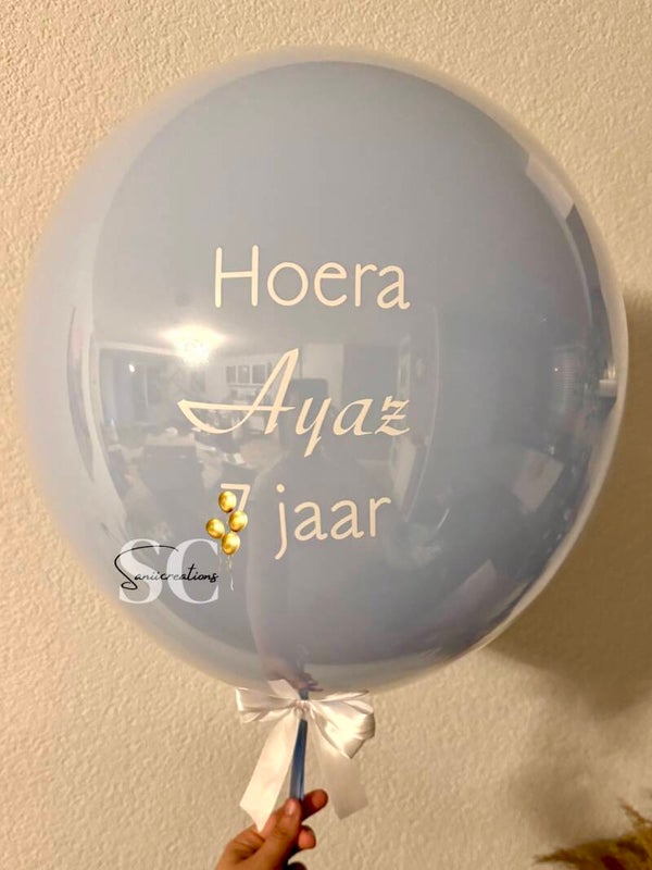 Gepersonaliseerde helium ballon