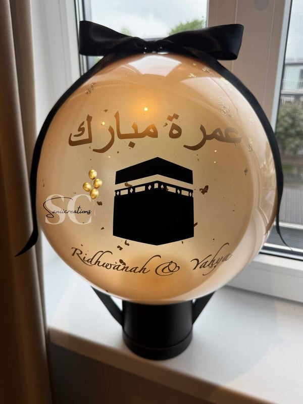 Gepersonaliseerde Umrah Ballon