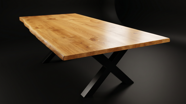 Table top with tree edge