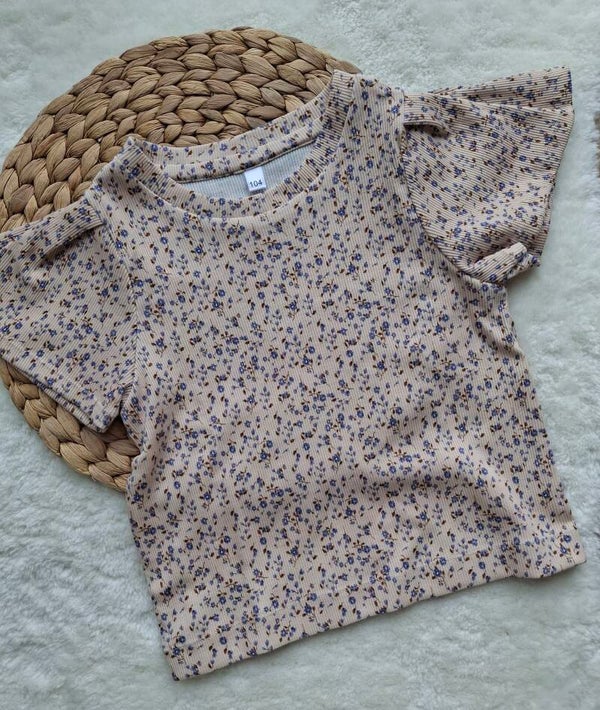 Shirt rib lavendelbloem