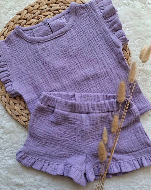 Setje lila hydrofiel