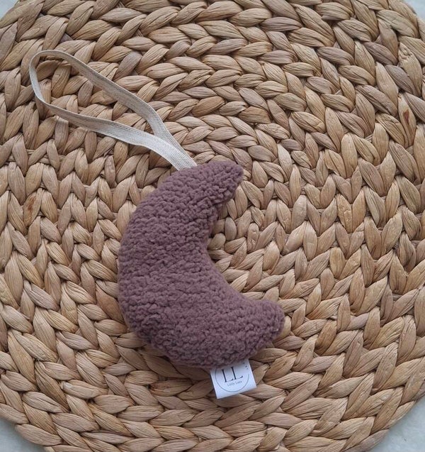 Speendoekje maan teddy mauve
