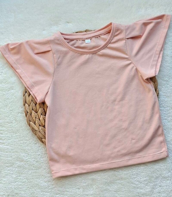 T-shirt zalmroze