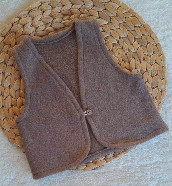 Giletje katoenen fleece